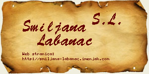 Smiljana Labanac vizit kartica